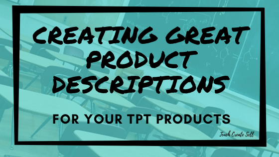 Creating Great Product Descriptions (updated) Creating Great Product Descriptions (updated)