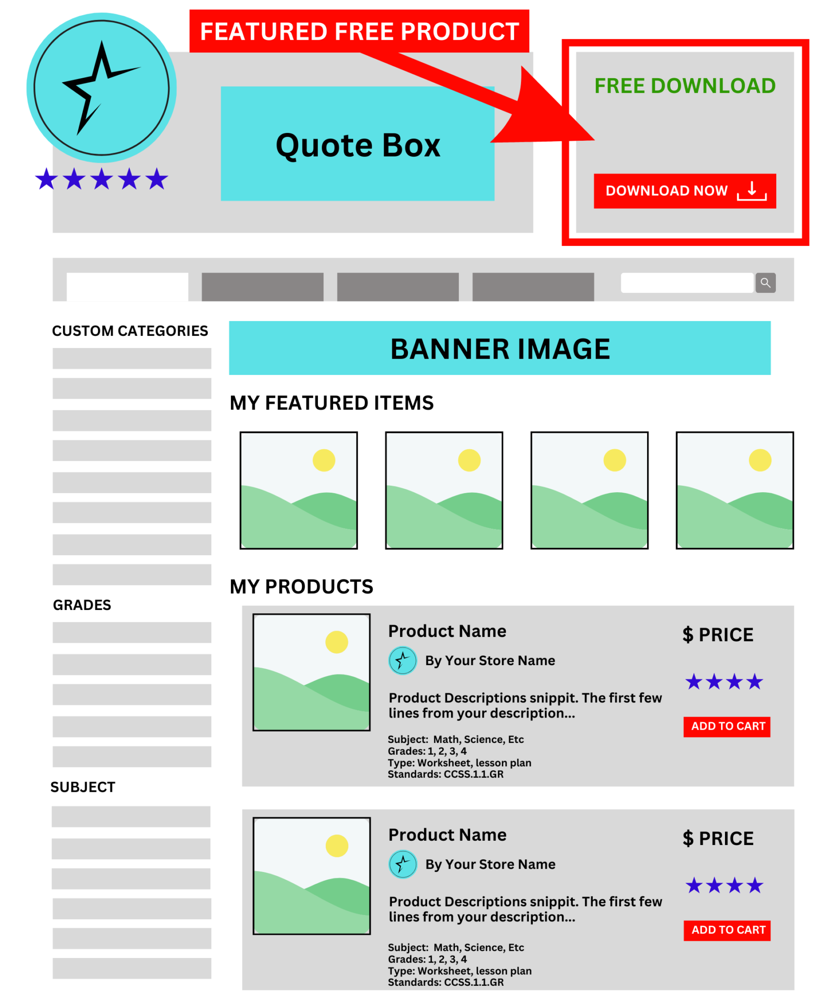 How to Optimize Your Featured Free TpT Product - Amplify Your TpT Income